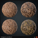 Proyecto de Texturizado en Substance Designer. 3D, and 3D Design project by Leonardo Zarate - 05.04.2020