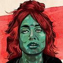 My project in Vector portrait with manual textures course. Un progetto di Disegno digitale e Illustrazione tradizionale di Shaun Bonner - 05.05.2020