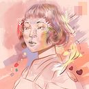 My project in Creative Portrait Illustration with Procreate course. Un proyecto de Ilustración tradicional e Ilustración con tinta de kiana_kinchelow - 02.06.2020