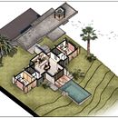 Mi Proyecto del curso: Ilustración digital de proyectos arquitectónicos. Projekt z dziedziny  Architektura, Architektura c, frowa, Architektura wnętrz, Sztuka miejska, R, sunek c i frow użytkownika Andrea Fano - 06.05.2020