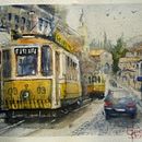 TRANVIA Ein Projekt aus dem Bereich Aquarellmalerei von DANIEL - 06.05.2020