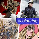 Restauración y coloreado de fotos y dibujos ajenos. Digital Painting project by Guillermo Velasco Navarro - 05.07.2020