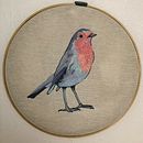 Mi Proyecto del curso: Pintar con hilo: técnicas de ilustración textil. Un proyecto de Artesanía de jocelyncastrom9 - 06.05.2020