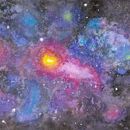 Cosmos. Un proyecto de Pintura a la acuarela de mercedes_keogan - 07.05.2020