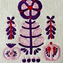My project in Theory of Colour for Textile Projects course. Bordado projeto de Erica Beaty - 17.05.2020