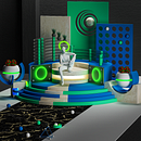 My project in Abstract Compositions with Cinema 4D course. Projekt z dziedziny 3D,  Projektowanie 3D, Retuszowanie fotografii i Projektowanie graficzne użytkownika Chris Ivan Paquilit - 07.05.2020