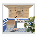 Intervención en pequeño comercio | ig studiocheca. Een project van Interieurontwerp van Carla Taverna - 07.05.2020