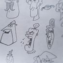 Lápiz: Introducción a la creación de personajes estilo cartoon. Un proyecto de Dibujo de Lau Mos - 01.04.2020