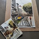 Mi Proyecto del curso: Paisajes urbanos en acuarela. Un proyecto de Pintura a la acuarela de Paz Riu marquez - 16.05.2020