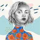 Mi Proyecto del curso: Retrato con lápiz, técnicas de color y Photoshop . % Doris Lisset Mamani Sauñe tarafından hazırlanan Kalem Çizimi projesi - 05.08.2020