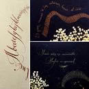 Mi Proyecto del curso: Caligrafía inglesa de la A a la Z. Calligraph project by Natalia Lanza - 05.08.2020