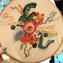 Mi Proyecto del curso: Técnicas avanzadas de bordado: puntadas y composiciones con volumen. Embroider project by Stephani - 05.08.2020