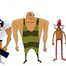 Mi Proyecto del curso: Fábrica de personajes ilustrados: Los tres luchadores oficinistas. Een project van Ontwerp van personages van efguicho - 09.05.2020