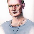 Proyecto 2. Portrait Drawing, Traditional illustration, Painting, and Watercolor Painting project by Héctor Valor - 05.09.2020