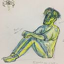 Me and Blue . Un projet de Dessin artistique, Art conceptuel, Photographie smartphone , et Aquarelle de Víctor Urueta - 09.05.2020