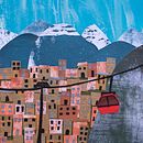 Mi Proyecto del curso: La Paz, Bolivia Ein Projekt aus dem Bereich Collage und Traditionelle Illustration von Natalia - 10.05.2020