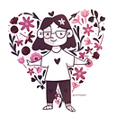 Meu projeto do curso: Retrato ilustrado com elementos botânicos <3. Un proyecto de Ilustración tradicional de Rafaela Harger - 11.05.2020