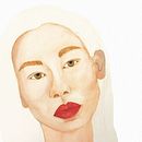 Meu projeto do curso: Retrato ilustrado em aquarela. Un projet de Beaux Arts de anaritacarvalhomarques - 11.05.2020
