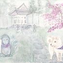 My project in Watercolor Illustration with Japanese Influence course. Een project van Aquarelschilderen van josie - 11.05.2020