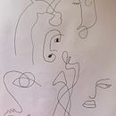 Dibujo para principiantes nivel -1/ Práctica 1/1. Un projet de Dessin au cra , et on de Katherine Burgos Salazar - 12.05.2020