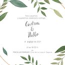 Set de papelería para eventos: boda.. Projekt z dziedziny Projektowanie graficzne i Malowanie akwarelą użytkownika Paula Hernández Tabasco - 13.05.2020
