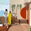 Mi Proyecto del curso: Representación gráfica de proyectos arquitectónicos. Un proyecto de 3D, Arquitectura, Collage, Diseño, Diseño 3D y Diseño de interiores de Kari Koch - 13.05.2020