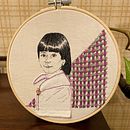Mi Proyecto del curso: Creación de retratos bordados. Embroider project by Paola Gutierrez - 05.14.2020
