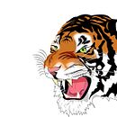 Tiger. Digital Illustration project by Luigi Bosso - 05.14.2020