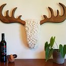Woolmoose and a little wooden ram. Design, Drawing, and Fine Arts project by Helga Bjornsdottir - 05.14.2020