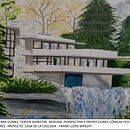 la casa de la cascada dibujo . Arquitetura projeto de Aleja Gomez - 14.05.2020