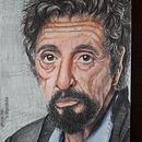 Mi Proyecto del curso:  Retrato realista con lápices de colores Al Pacino. Ein Projekt aus dem Bereich Bleistiftzeichnung von Victoria Montiel - 15.05.2020