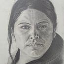 Retrato realista de Carla Medina :). Un projet de Dessin au cra, on , et Dessin de portrait de Carla Medina - 15.05.2020