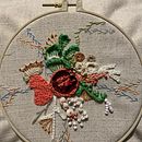 Mi Proyecto del curso: Técnicas avanzadas de bordado: puntadas y composiciones con volumen. Bordado projeto de vfernandez_2 - 24.05.2020