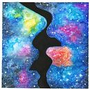 Mi Proyecto del curso: Técnicas modernas de acuarela- Cosmic love. Un proyecto de  de Aurora Correa - 15.05.2020