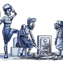 Las enterradoras bionicas. Un progetto di Fumetto di Ficci Orama - 15.06.2020