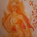The flame. Un progetto di Illustrazione tradizionale, Pittura e Pittura ad acquerello di Sara Boido - 16.05.2020