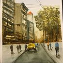 Mis Proyectos del curso: Paisajes urbanos en acuarela. Een project van  van ferchitaordo - 16.05.2020