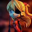 Chibi Asuka. Projekt z dziedziny 3D i  Modelowanie 3D użytkownika Meritxell Aznar Carmona - 09.11.2018