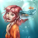 Mi Proyecto del curso: Retratos digitales de fantasía con Photoshop. Een project van Traditionele illustratie van Lorena Gonzalez - 16.05.2020
