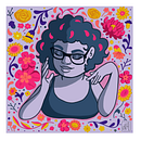 Meu projeto do curso: Retrato ilustrado com elementos botânicos. Projekt z dziedziny  R i sunek użytkownika hannahabranches - 16.05.2020