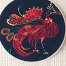 Pájaro de fuego. Bordado projeto de mariette_arancibia - 10.05.2020