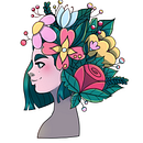 Mi Proyecto del curso: Retrato ilustrado con elementos botánicos Ein Projekt aus dem Bereich Digitale Zeichnung und Botanische Illustration von Mirella Castelletto - 17.05.2020