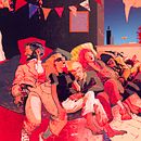 AFTER PARTY. Un projet de Illustration traditionnelle de Marina COCHET - 03.04.2020