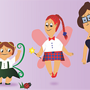 Mi Proyecto del curso: Las tres hadas. Un proyecto de Diseño de personajes de Emma Laura Hernandez - 25.06.2020
