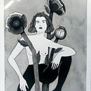 My project in Introduction to Illustration with India Ink course. Traditional illustration project by Candace Westby - 05.19.2020