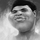 Muhammad Ali Caricature . % durrell_odom tarafından hazırlanan Dijital Çizim, Dijital İllüstras, on, Dijital Bo, Ve ama projesi - 05.19.2020