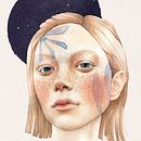 My second project in Illustrated Portrait in Watercolor course. Traditional illustration project by Rebecca Bechtold - 05.21.2020