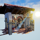 Fado House 3D. 3D Modeling project by Iris Santos - 05.21.2020