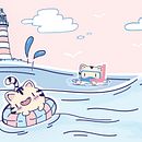 Old Personal Illustration from 2017. Un progetto di Animazione 2D di Rose Villacorta - 17.09.2017