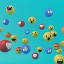 Facebook icons. Un proyecto de 3D, Animación 3D y Diseño 3D de Iván Mora Díaz - 22.05.2020